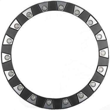 SEDONA SPLIT 6 REPLACEMENT BDLK RING 14" BLACK/MACHINED