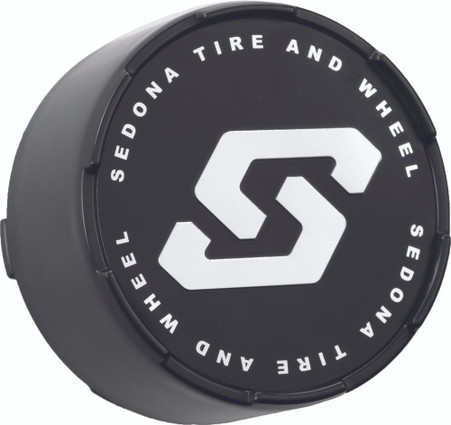 SEDONA SPLIT 6 WHEEL REPLACMENT CAP BLACK 4/137-4/156