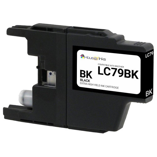 HouseOfInks Compatible Ink Cartridge Replacement for Brother LC79BK Extra HY Black BROTHER_LC79BK