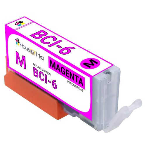 HouseOfInks Compatible Ink Cartridge Replacement for Canon BCI-6 4707A003 Magenta CANON_BCI-6M