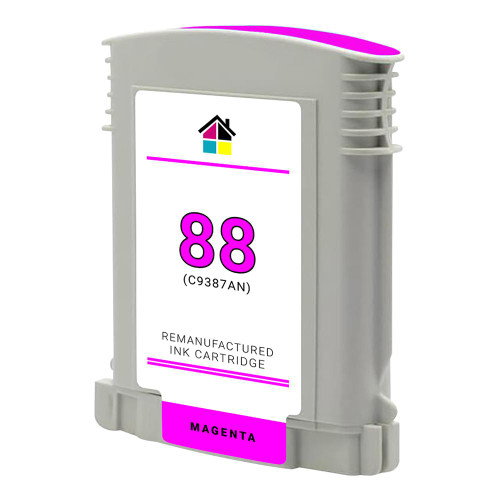 HP 88XL C9392AN High Yield Magenta Remanufactured Ink Cartridge HP_88XL-M