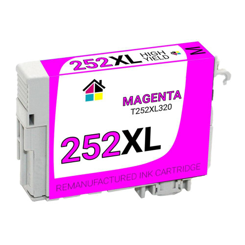 HouseOfInks Remanufactured Ink Cartridge Replacement for Epson T252XL T252XL320 HY Magenta EPSON_T252XL-M