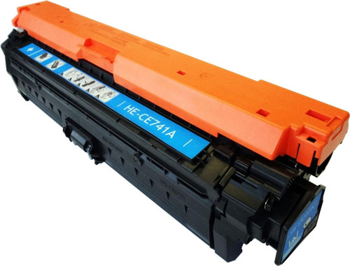 HouseOfInks Remanufactured Toner Replacement for HP 307A CE741A Cyan HP_CE741A