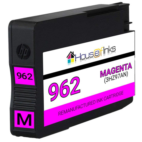 Houseofinks Remanufactured Replacement for HP 962 3HZ97AN Magenta Ink Cartridge HP_962-M