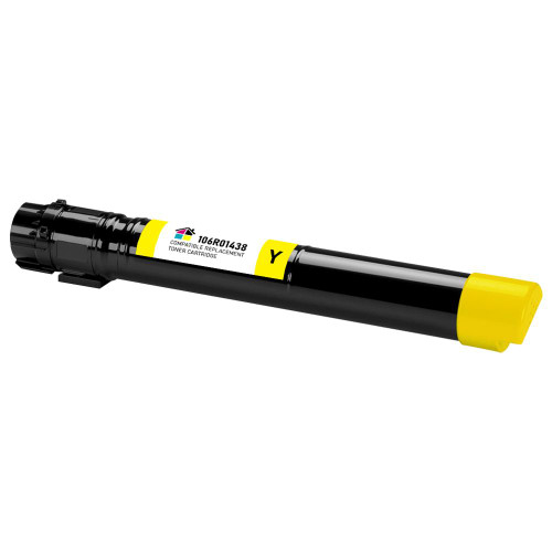 Xerox 106R01438 High Yield Yellow Remanufactured Toner Cartridges 1-Xerox 106R01438