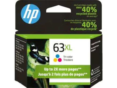 HP 63XL Color Genuine Ink Cartridges 1-HP63XL [C] OEM