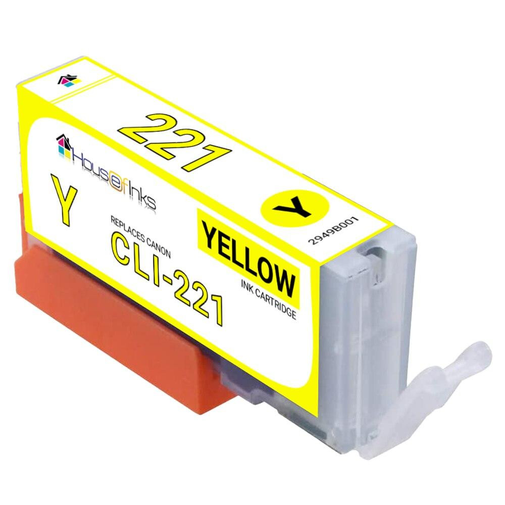 Canon CLI-221 (2949B001) Yellow Compatible Ink Cartridge