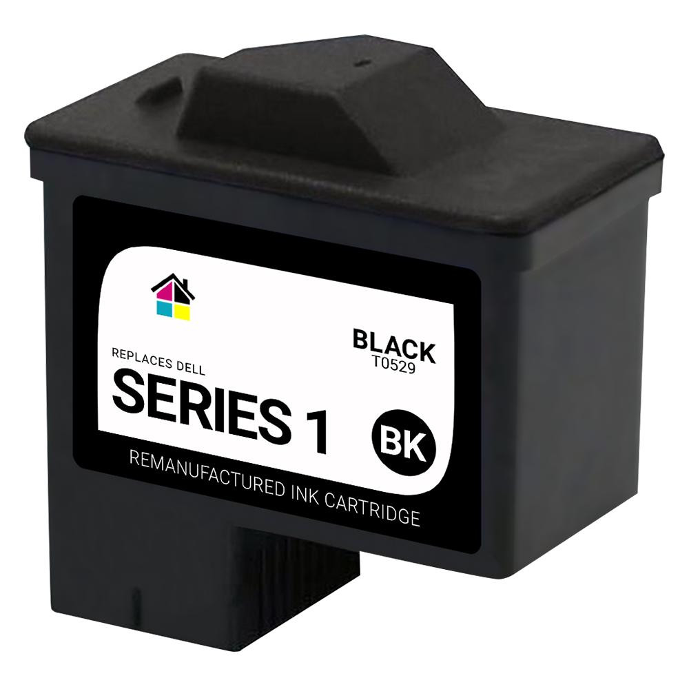 Dell Series 1 (T0529) Black Remanufactured Ink Cartridge