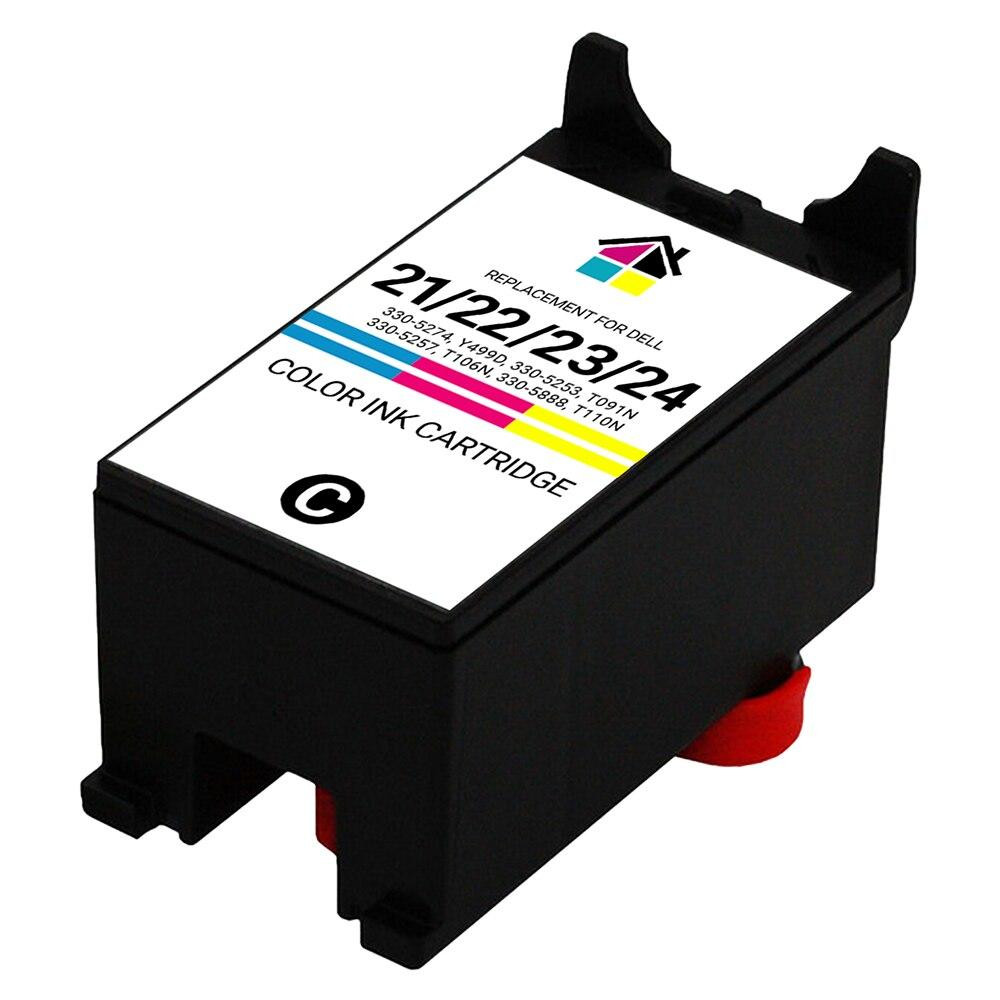 Dell Series 21/22/23/24 High Yield Color Compatible Ink Cartridge