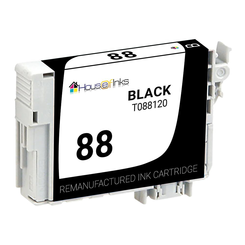 Epson 88 (T088120) Black Remanufactured Ink Cartridge