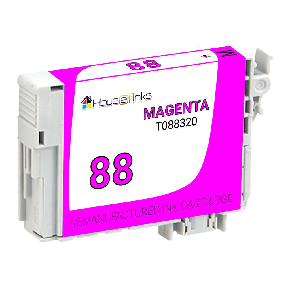 Epson 88 (T088320) Magenta Remanufactured Ink Cartridge