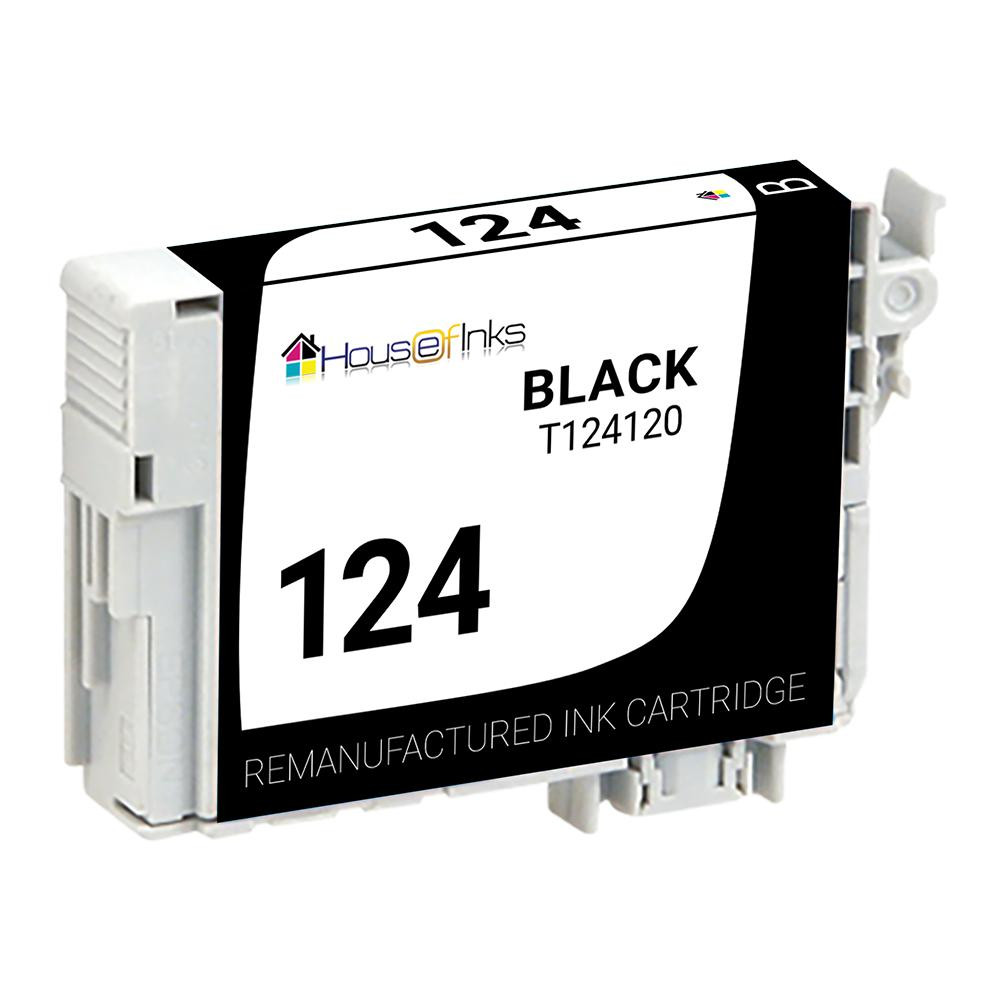 Epson 124 (T124120) Black Remanufactured Ink Cartridge