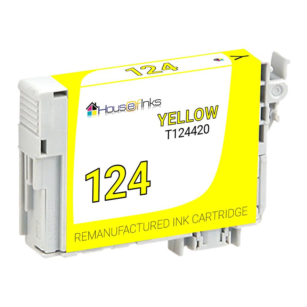 Epson 124 (T124420) Yellow Remanufactured Ink Cartridge
