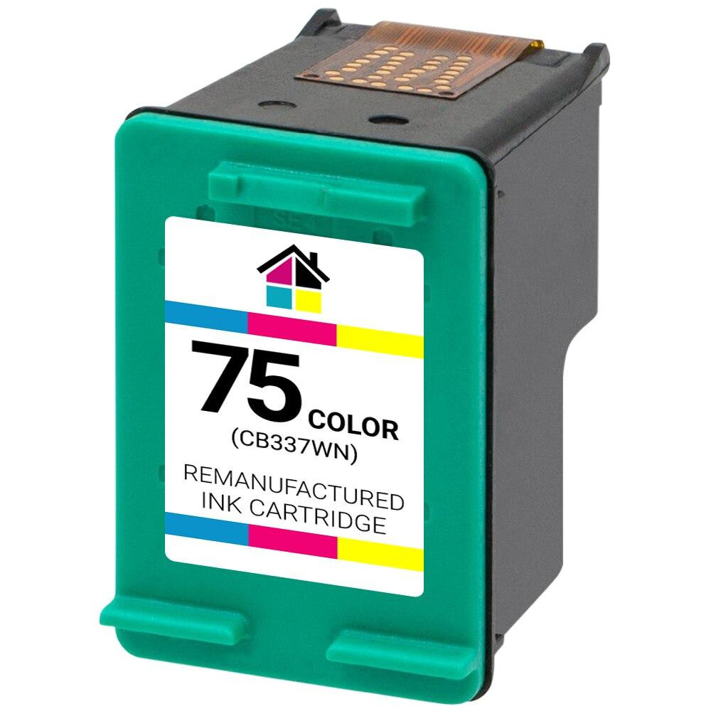 HP 75 (CB337W) Color Remanufactured Ink Cartridge