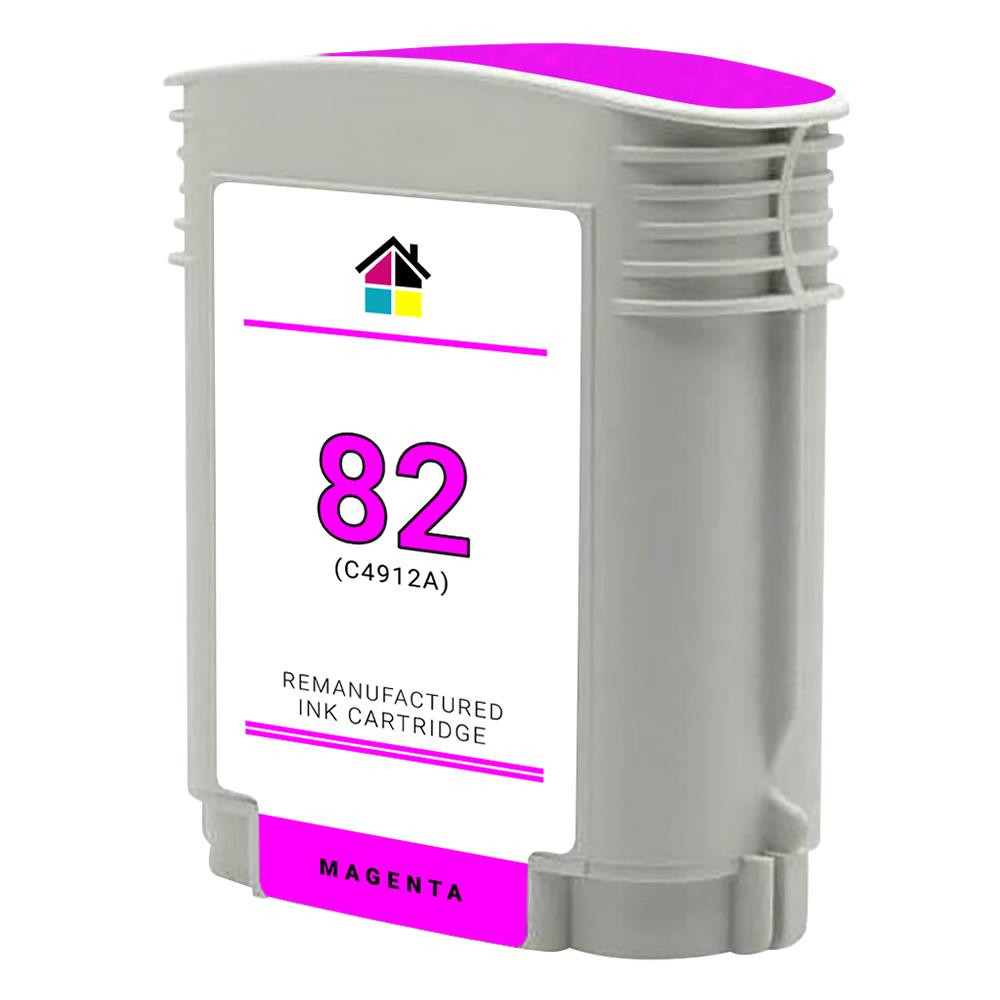HP 82 (C4912A) Magenta Remanufactured Ink Cartridge