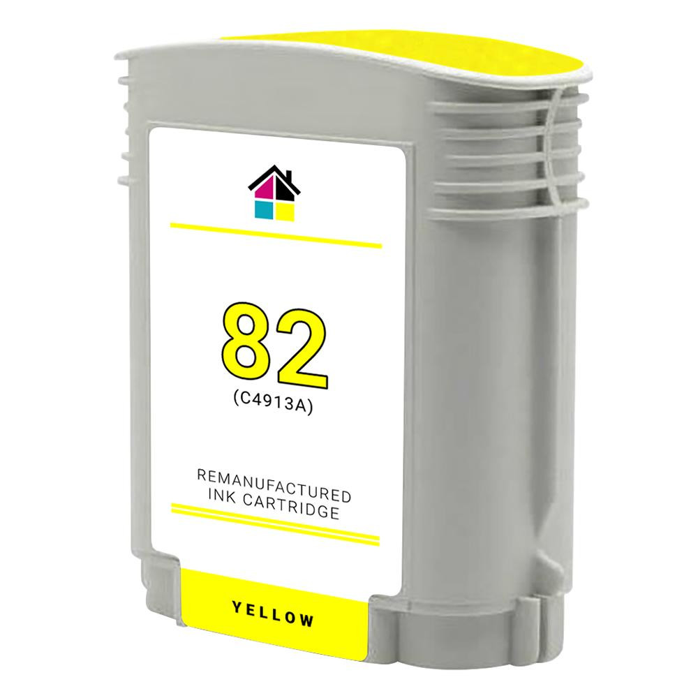 HP 82 (C4913A) Yellow Remanufactured Ink Cartridge
