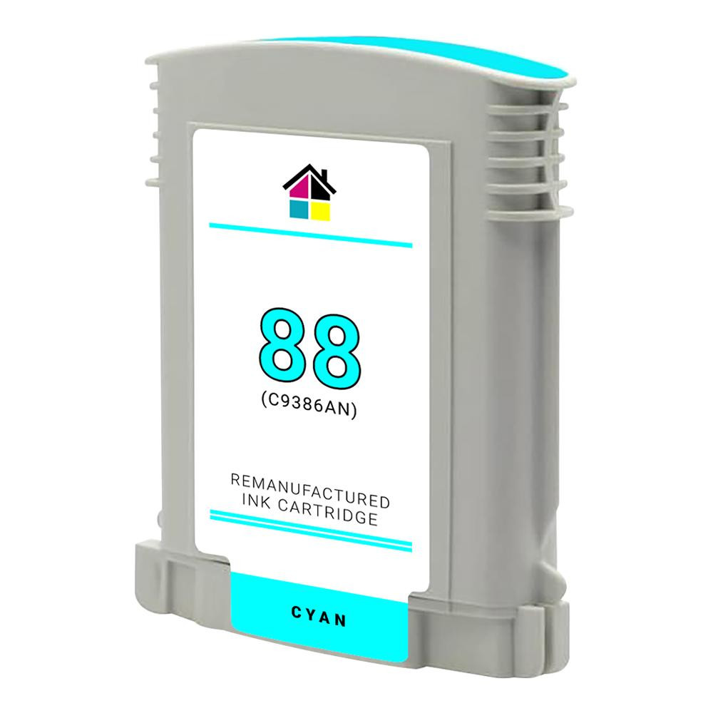 HP (C9391AN) High Yield Cyan Remanufactured Ink Cartridge