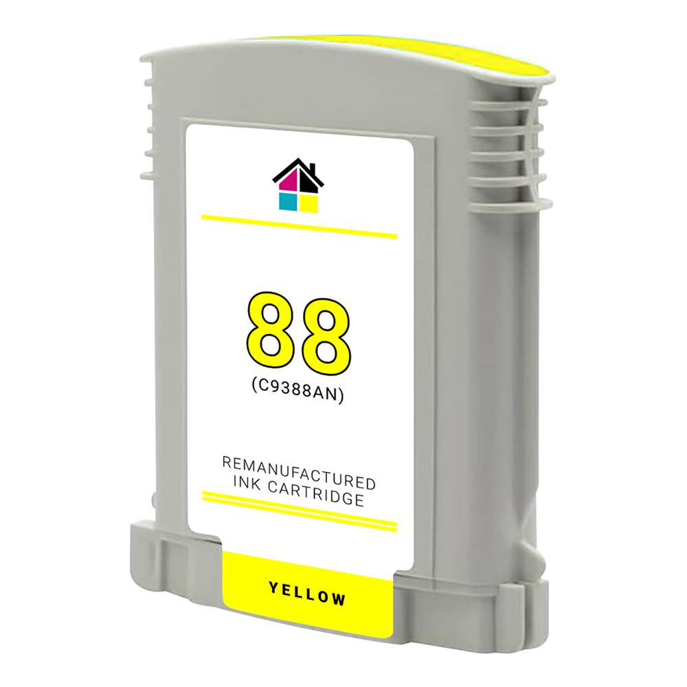 HP (C9393AN) High Yield Yellow Remanufactured Ink Cartridge