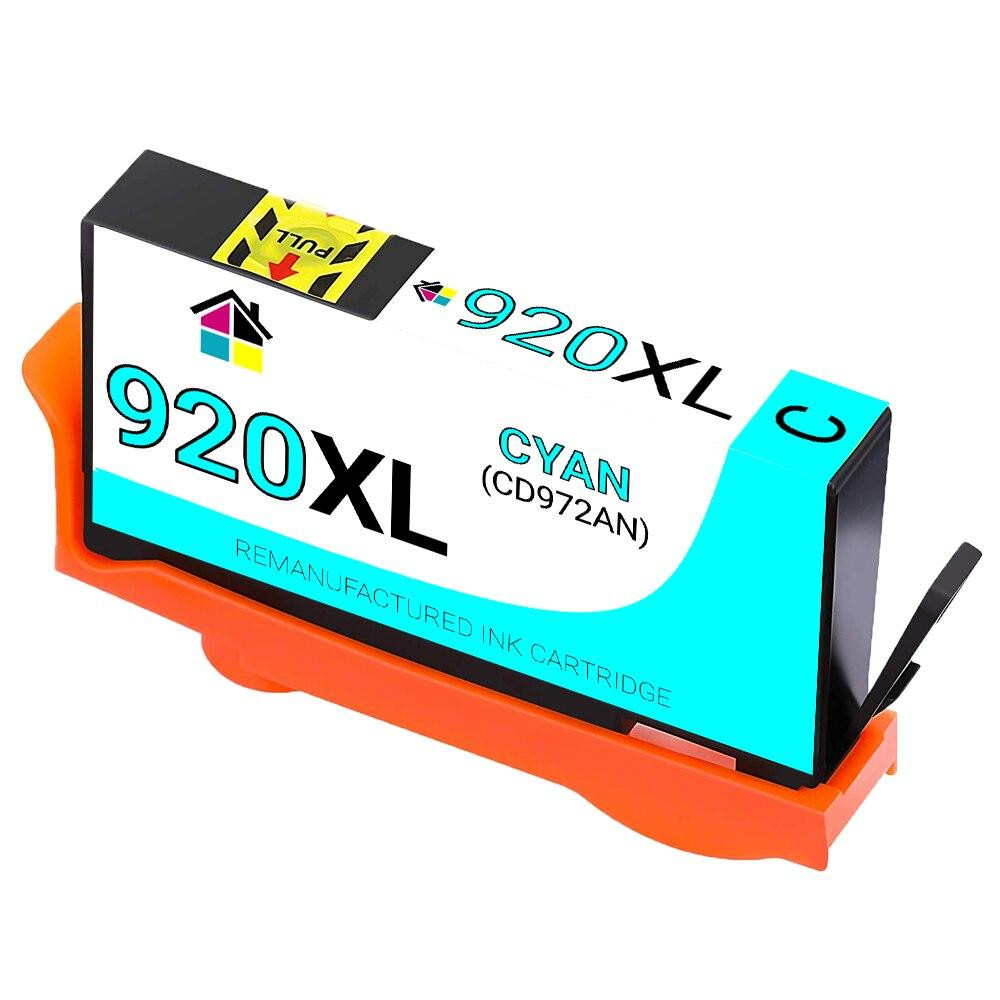 HP 920XL (CD972AN) High Yield Cyan Remanufactured Ink Cartridge