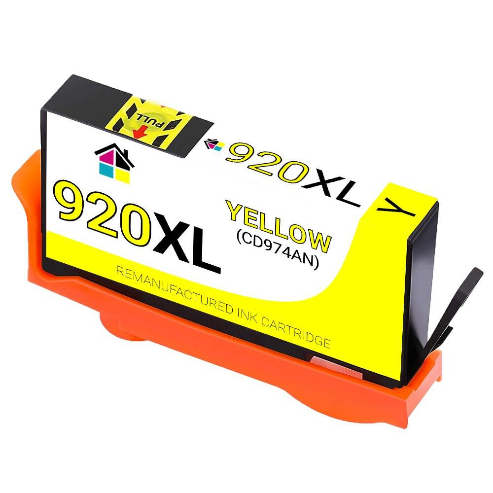 HP 920XL (CD974AN) High Yield Yellow Remanufactured Ink Cartridge