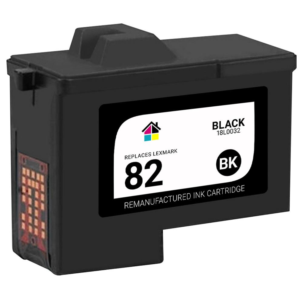 Lexmark #82 (18L0032) Black Remanufactured Ink Cartridge