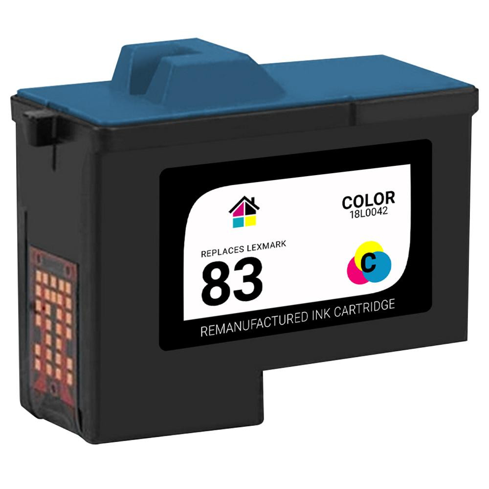 Lexmark #83 (18L0042) Color Remanufactured Ink Cartridge