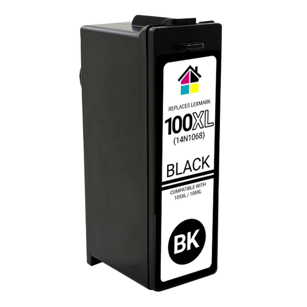 Lexmark #100XL (14N1068) High Yield Black Compatible Ink Cartridge