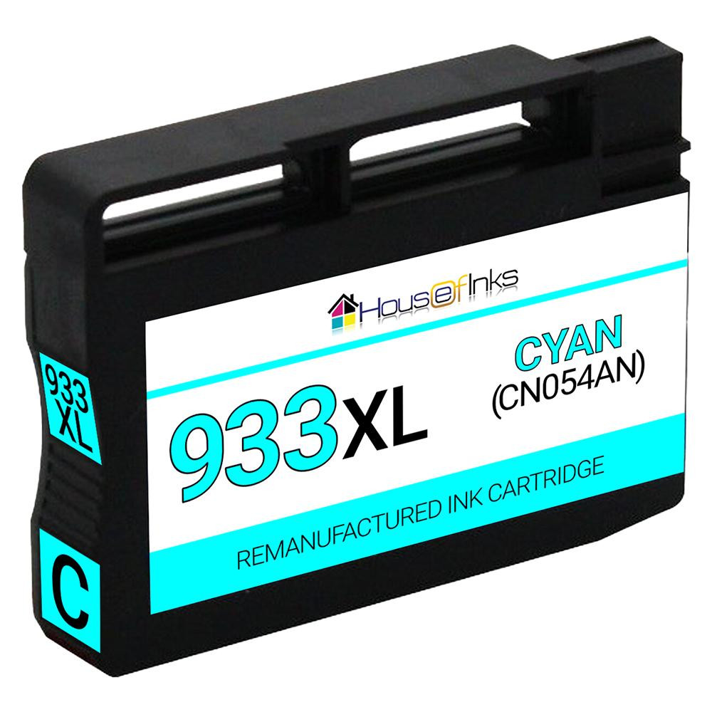 HP 933XL (CN054AN) High Yield Cyan Remanufactured Ink Cartridge