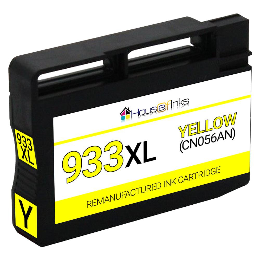 HP 933XL (CN056AN) High Yield Yellow Remanufactured Ink Cartridge