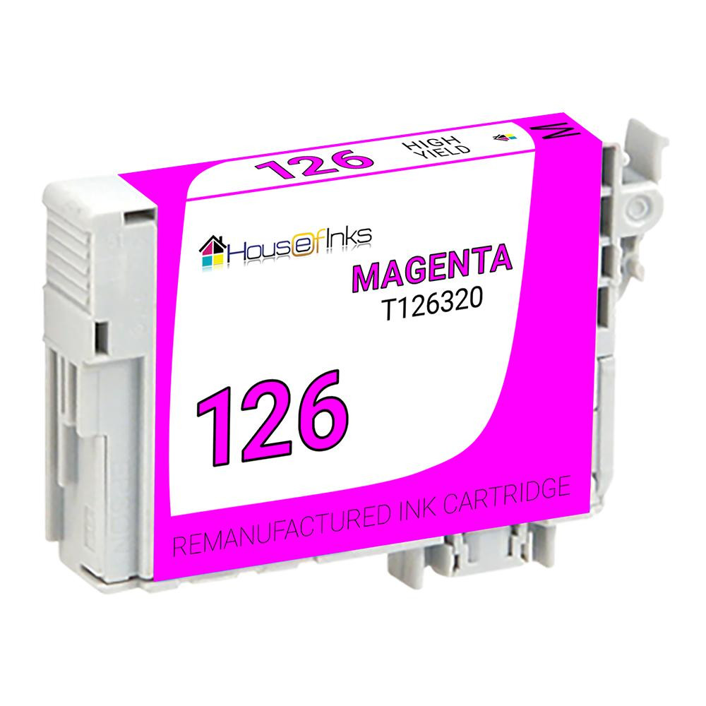 Epson 126 (T126320) High Yield Magenta Remanufactured Ink Cartridge