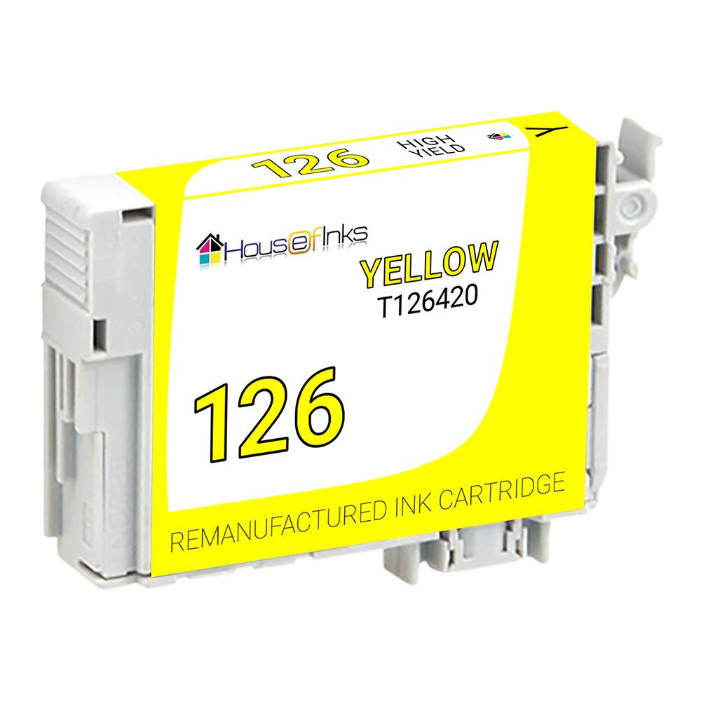 Epson 126 (T126420) High Yield Yellow Remanufactured Ink Cartridge