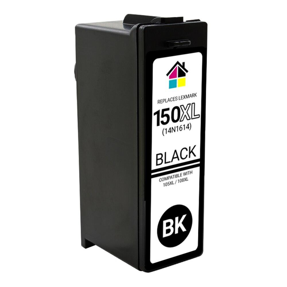 Lexmark #150XL (14N1614) High Yield Black Compatible Ink Cartridge