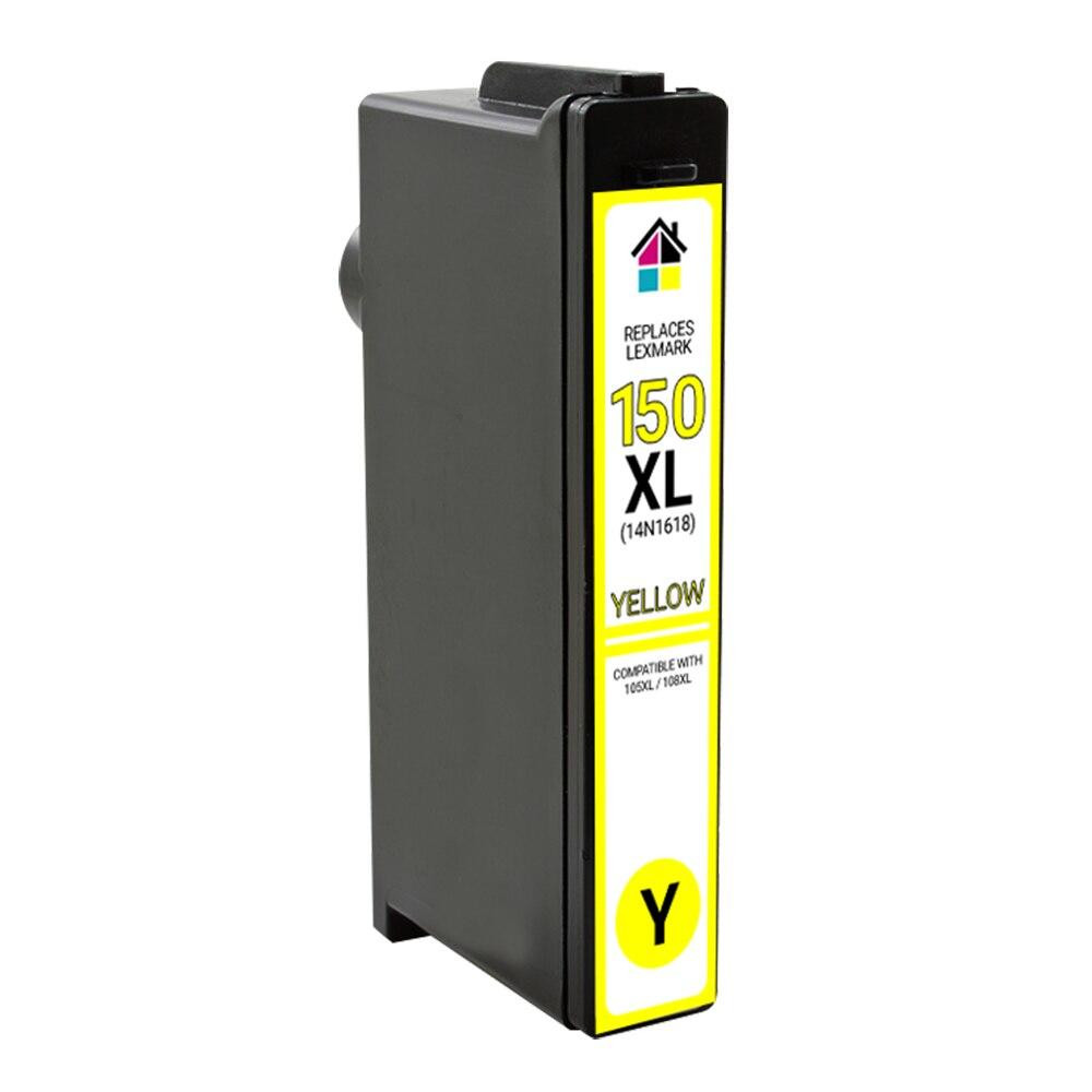 Lexmark #150XL (14N1618) High Yield Yellow Compatible Ink Cartridge