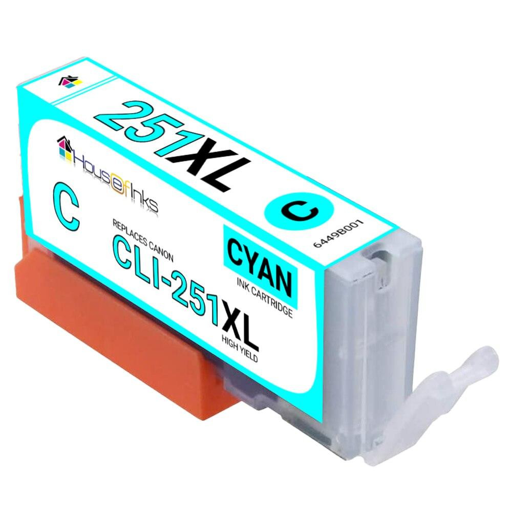 Canon CLI-251XL (6449B001) High Yield Cyan Compatible Ink Cartridge