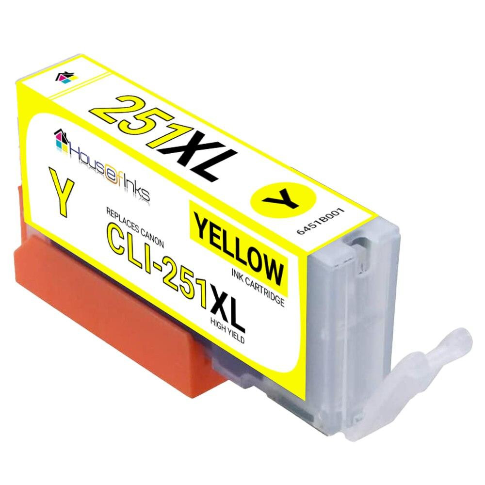 Canon CLI-251XL (6451B001) High Yield Yellow Compatible Ink Cartridge