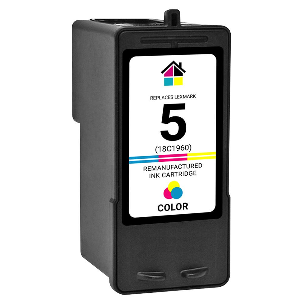 Lexmark #5 (18C1960) Color Remanufactured Ink Cartridge