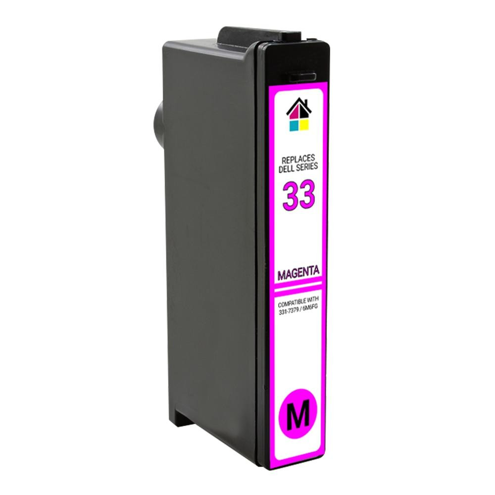 Dell Series 33 (331-7379) Extra High Yield Magenta Compatible Ink Cartridge