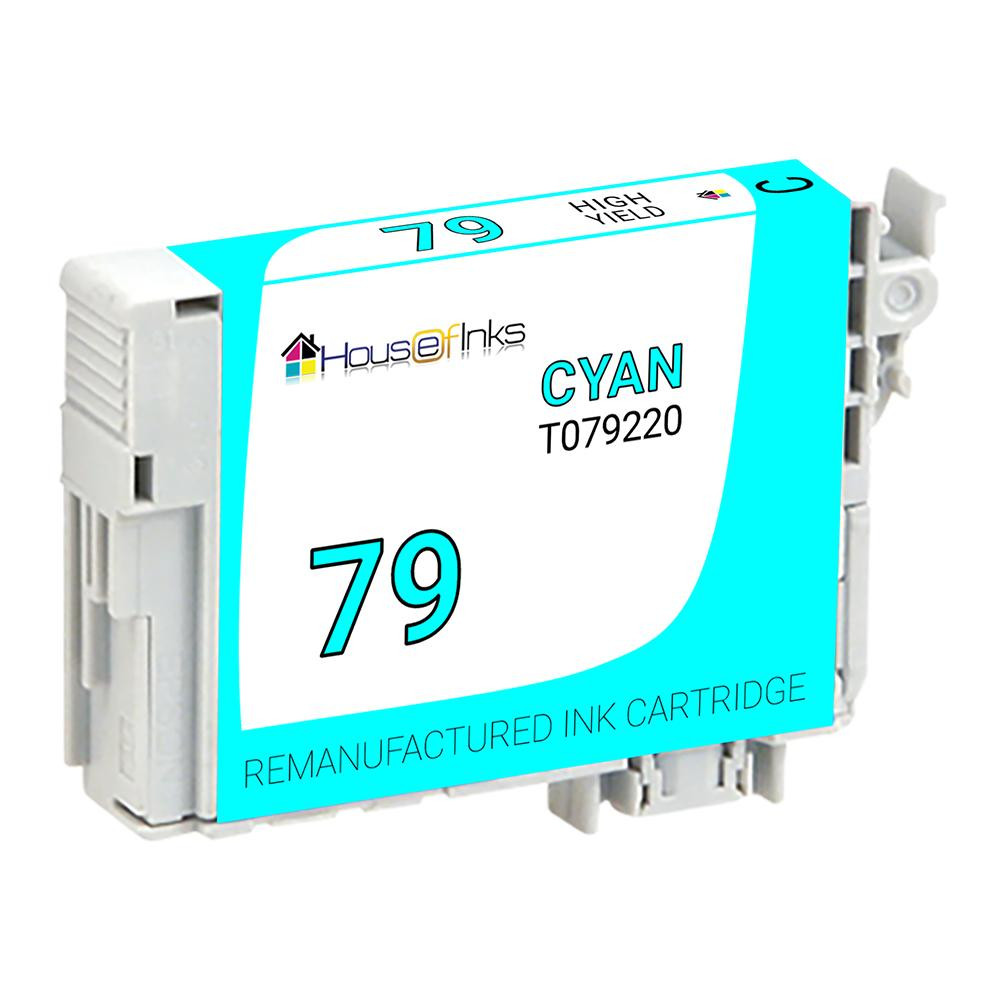 Epson 79 (T079220) High Yield Cyan Remanufactured Ink Cartridge