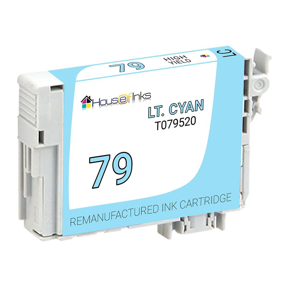Epson 79 (T079520) High Yield Light Cyan Remanufactured Ink Cartridge