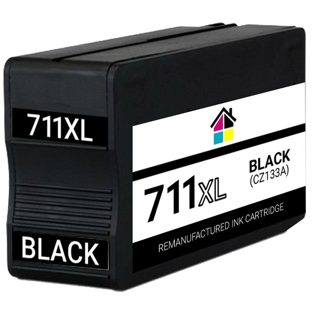 HP 711XL (CZ133A) High Yield Black Remanufactured Ink Cartridge