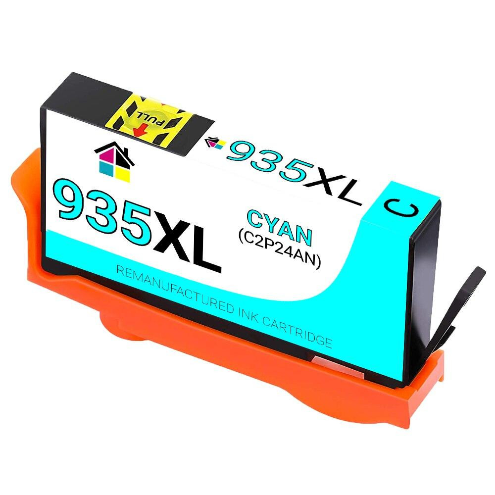 HP 935XL (C2P24AN) High Yield Cyan Remanufactured Ink Cartridge