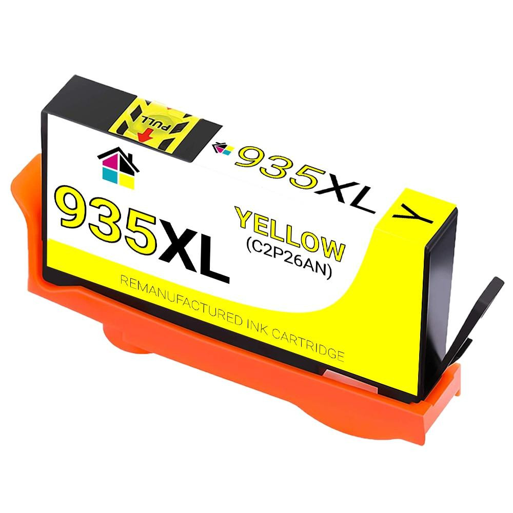 HP 935XL (C2P26AN) High Yield Yellow Remanufactured Ink Cartridge