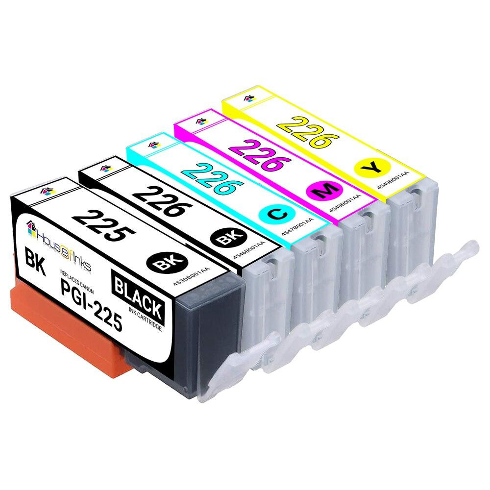 Canon Compatible Ink Cartridge 5PK - PGI225 & 1ea. CLI226 BCMY
