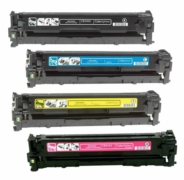 HP 125A Replacement Toner Cartridges 4PK (1ea. BCMY) Combo