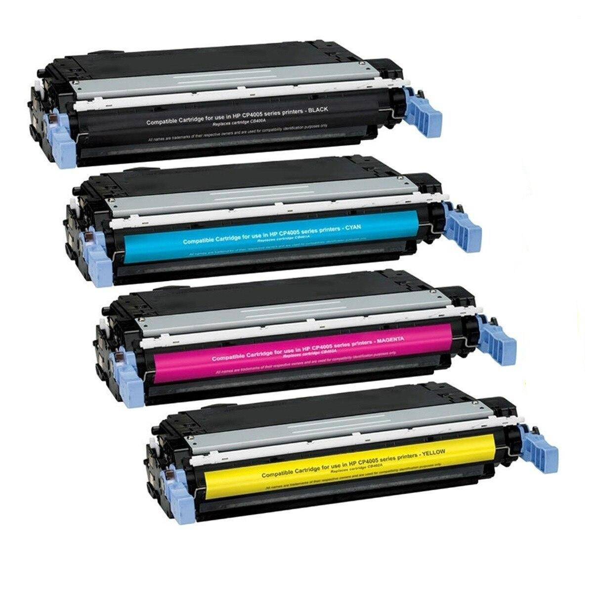 HP 642A Replacement Toner Cartridges 4PK (1ea. BCMY) Combo