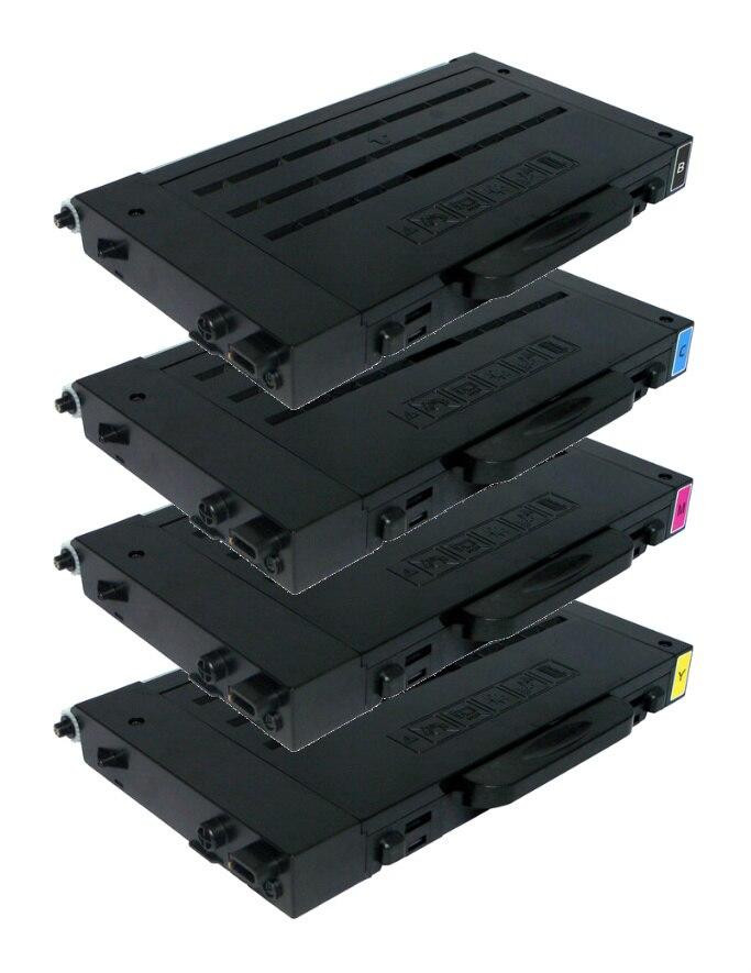 Samsung CLP-500 & CLP-550 Replacement Toner Cartridges 4PK (1ea. BCMY) Combo