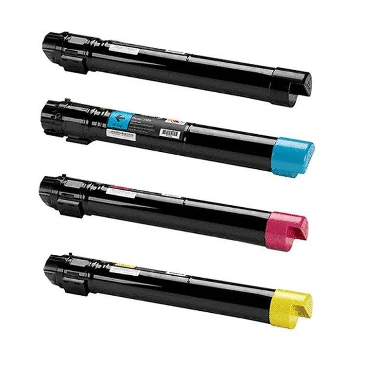 Dell 7130 High Yield Replacement Toner Cartridges 4PK (1ea. BCMY) Combo