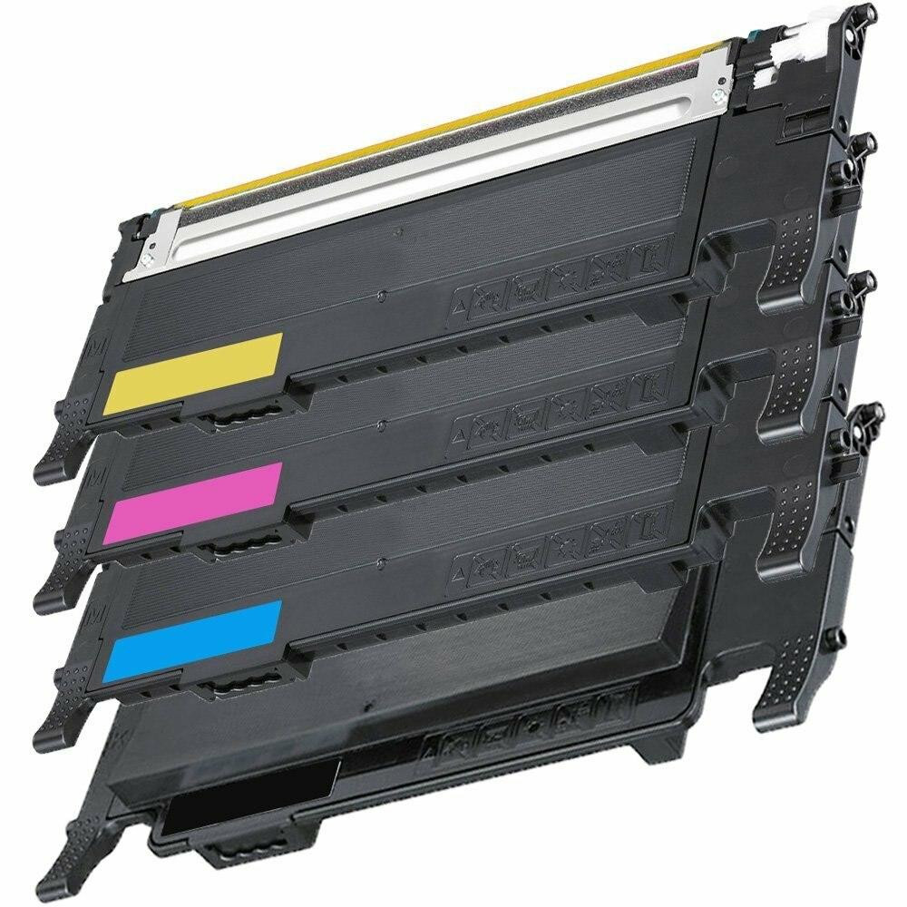 Samsung CLT-407 Replacement Toner Cartridges 4PK (1ea. BCMY) Combo