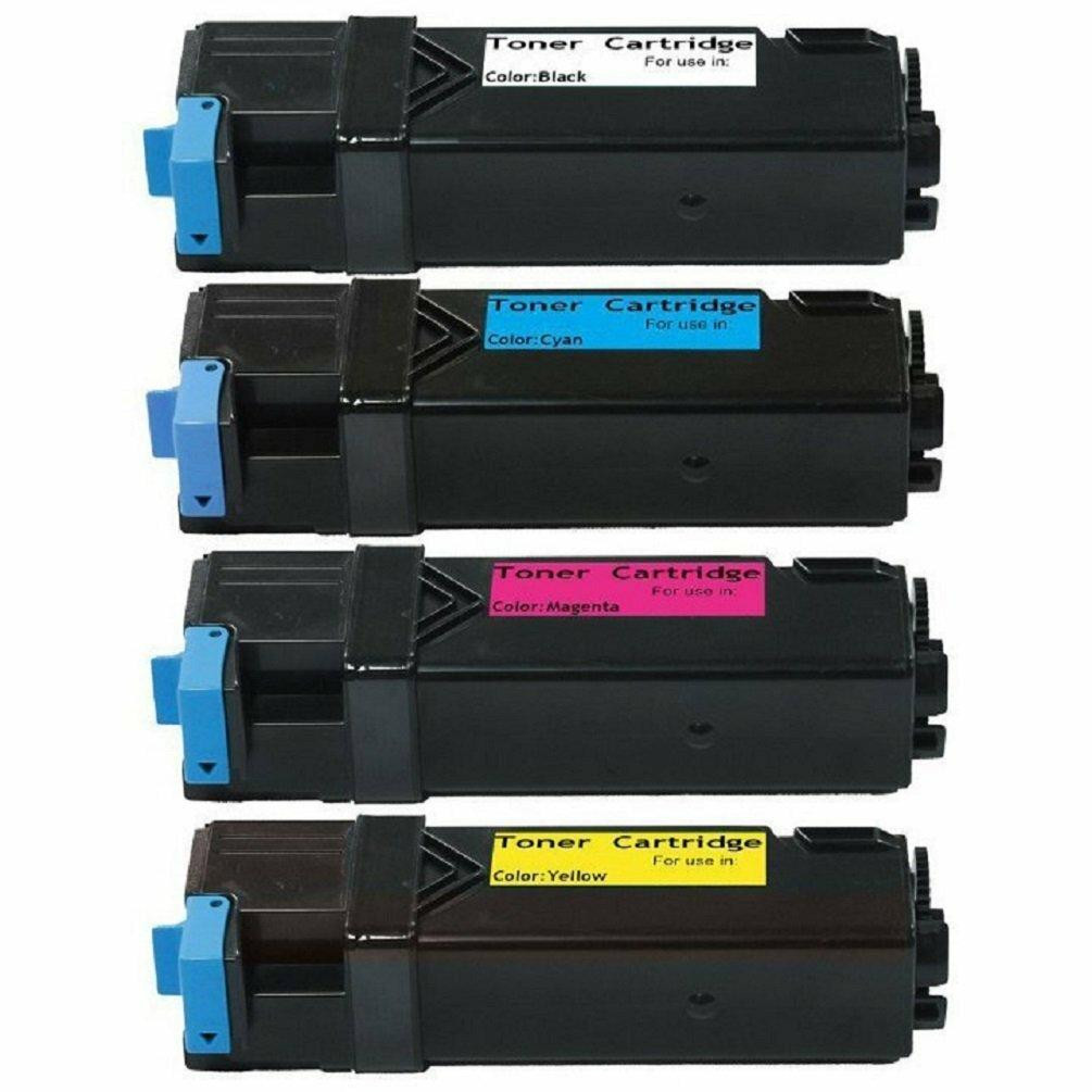 Dell 2150/2155 Replacement Toner Cartridges 4PK (1ea. BCMY) Combo