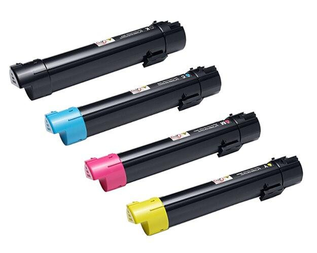 Dell C5765dn Replacement Toner Cartridges 4PK (1ea. BCMY) Combo